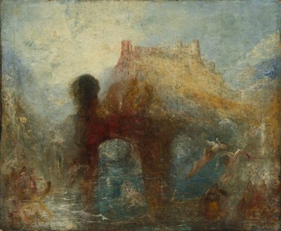 Jaskinia Królowej Mab autorstwa Joseph Mallord William Turner