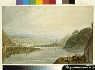 Remagen, Erpel And Linz (aquarela e guache sobre papel branco preparado com aguada cinza)polonês autorstwa Joseph Mallord William Turner