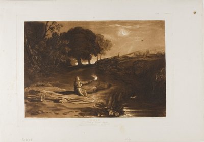 Rispa, tablica 46 z Księgi Studiów autorstwa Joseph Mallord William Turner