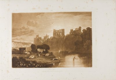 Rzeka Wye, tablica 48 z Liber Studiorum autorstwa Joseph Mallord William Turner