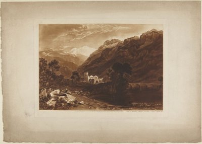 Scena w Alpach autorstwa Joseph Mallord William Turner