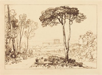 Scena w Kampanii Rzymskiej autorstwa Joseph Mallord William Turner
