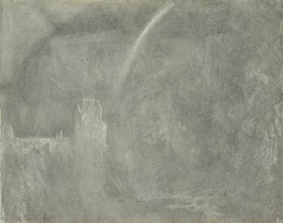 Schloss Eltz (kreda na papierze) autorstwa Joseph Mallord William Turner