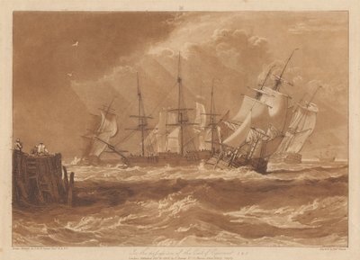 Statki na wietrze autorstwa Joseph Mallord William Turner