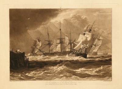 Statki na wietrze autorstwa Joseph Mallord William Turner
