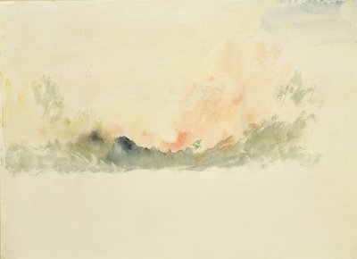 Studium nieba autorstwa Joseph Mallord William Turner