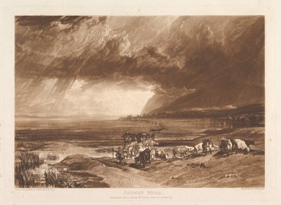 Solway Moss Liber Studiorum, część XI, tablica 52, 1 stycznia 1816. autorstwa Joseph Mallord William Turner