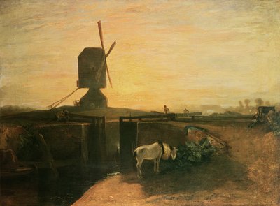 Młyn Southall, 1810 autorstwa Joseph Mallord William Turner