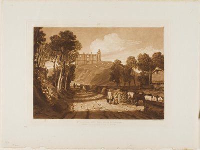 Wzgórze Świętej Katarzyny w pobliżu Guilford, płyta 33 z Liber Studiorum autorstwa Joseph Mallord William Turner