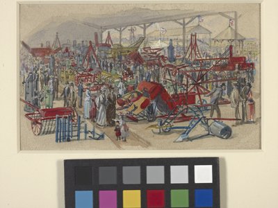 State Fair (akwarela na ołówku na białawym papierze) autorstwa Joseph Mallord William Turner