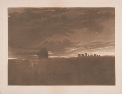 Stonehenge o świcie autorstwa Joseph Mallord William Turner