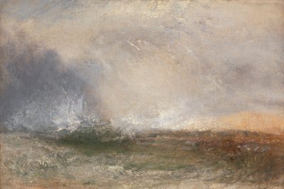 Burzliwy Sea Break na brzegu autorstwa Joseph Mallord William Turner