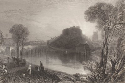 Zamek Tamworth w hrabstwie Staffordshire autorstwa Joseph Mallord William Turner
