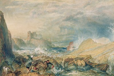Zamek Tantallon autorstwa Joseph Mallord William Turner