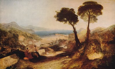 Zatoka Baiae, z Apollo i Sybillą, ok. 1823, ok. 1915 autorstwa Joseph Mallord William Turner