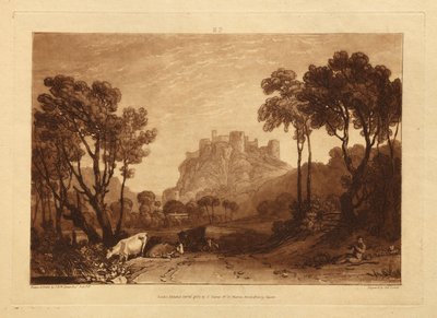 Zamek nad Łąkami autorstwa Joseph Mallord William Turner