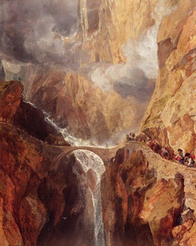 Diabelski Most autorstwa Joseph Mallord William Turner
