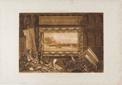 Frontspiece do Liber Studiorum autorstwa Joseph Mallord William Turner