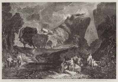 Bogini niezgody w Ogrodzie Hesperyd, w Galerii Marlborough House autorstwa Joseph Mallord William Turner