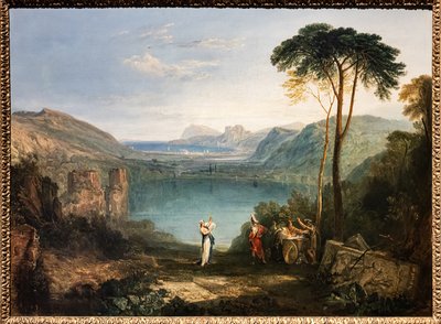 Jezioro Avernus, Eneasz, Sybila Kumejska autorstwa Joseph Mallord William Turner