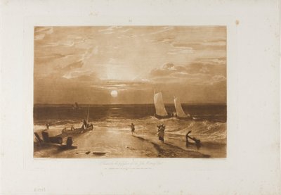 Midmay Sea-Piece, płyta 40 z LIber Studiorum autorstwa Joseph Mallord William Turner