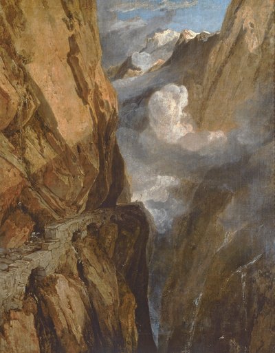 Przełęcz Świętego Gotarda, Szwajcaria, 1803-04 autorstwa Joseph Mallord William Turner