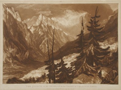 Źródło Arveronu autorstwa Joseph Mallord William Turner