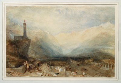 Przełęcz Splugen, ok. 1842-43 autorstwa Joseph Mallord William Turner