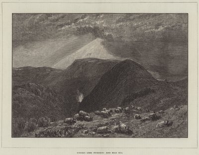 Liber Studiorum Turnera, Wzgórze Hind Head autorstwa Joseph Mallord William Turner