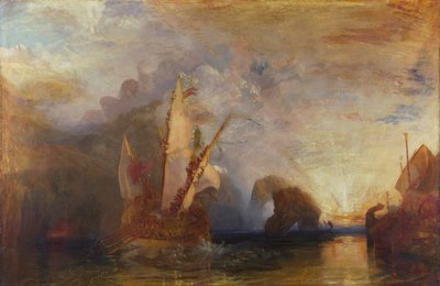 Ulisses szydzi z Polifema autorstwa Joseph Mallord William Turner