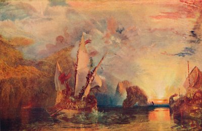 Ulisses drwiący z Polifema, 1829, 1904 autorstwa Joseph Mallord William Turner