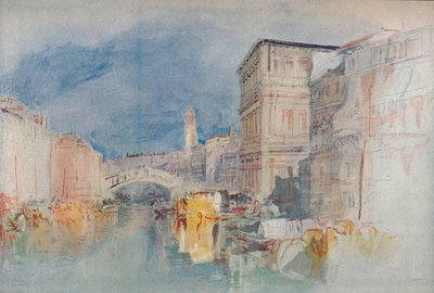 Wenecja: Casa Grimani i Rialto, 1909 autorstwa Joseph Mallord William Turner
