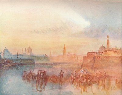 Wenecja: Pozdrowienie od S. Giorgio Maggiore, 1909 autorstwa Joseph Mallord William Turner