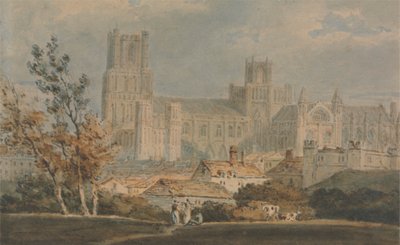 Widok na katedrę w Ely autorstwa Joseph Mallord William Turner