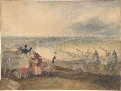 Widok Londynu z Greenwich autorstwa Joseph Mallord William Turner