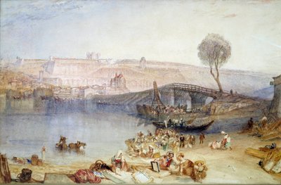Widok na teren i zamek Saint Germain en Laye. Obraz Josepha Mallorda Williama Turnera (1775-1851) autorstwa Joseph Mallord William Turner