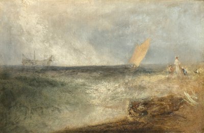 Widok z Margate, wieczór, ok. 1840 r. autorstwa Joseph Mallord William Turner