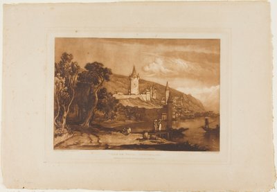 Ville de Thun, tablica 59 z Księgi Studiów autorstwa Joseph Mallord William Turner