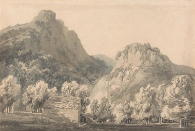 Wodospad Lodore, Cumberland autorstwa Joseph Mallord William Turner