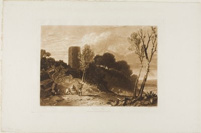 Winchelsea, Sussex, tablica 42 z Księgi Studiów autorstwa Joseph Mallord William Turner