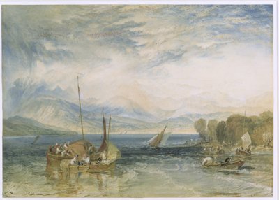 Windermere, 1821 (wc na papierze) (po renowacji) autorstwa Joseph Mallord William Turner