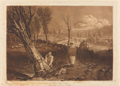 Zabezpieczanie i wodowanie autorstwa Joseph Mallord William Turner and J.C. Easling