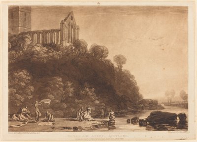 Opactwo Dumblain autorstwa Joseph Mallord William Turner and Thomas Goff Lupton
