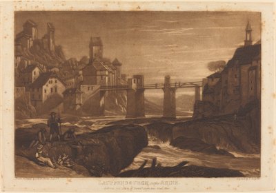 Lauffenbourgh nad Renem autorstwa Joseph Mallord William Turner and Thomas Hodgetts