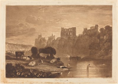 Rzeka Wye autorstwa Joseph Mallord William Turner and W.T. Annis