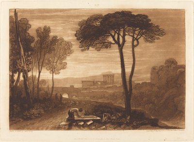 Scena w Kampanii autorstwa Joseph Mallord William Turner and William Say