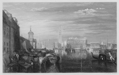 Wenecja, Canal Grande, ze zdjęcia w Galerii Vernon autorstwa after Joseph Mallord William Turner
