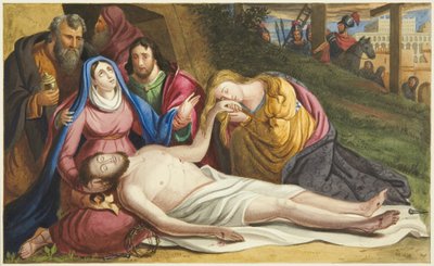 Ołtarz Jana Kinga w kościele św. Marka, ukazujący lament nad zmarłym Chrystusem autorstwa Joseph Manning