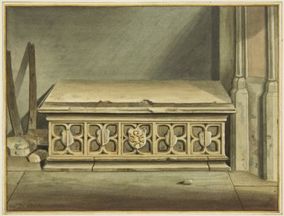Pomnik Johna Carra w kościele św. Marka (akwarela na papierze) autorstwa Joseph Manning