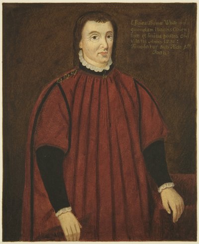 Portret w Council House of Thomas White (ołówek i akwarela na papierze) autorstwa Joseph Manning
